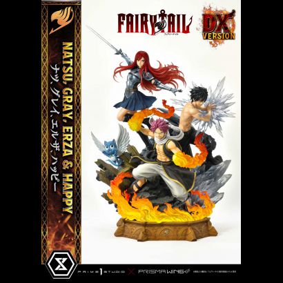 Natsu, Gray, Erza, and Happy (Fairy Tail) Deluxe Edt 1/7