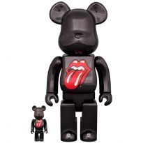 The Rolling Stones Lips & Tongue Black Chrome 400% & 100%