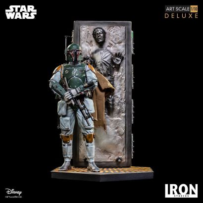 Boba Fett & Han Solo in Carbonite (Star Wars) 1/10