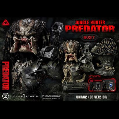 Jungle Hunter Predator Bust (Predator 1987) Unmasked Edt 1/3