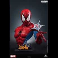 Spiderman Comic Lifesize Bust Red Blue Variant