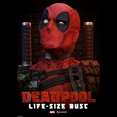 Deadpool Life Size Bust