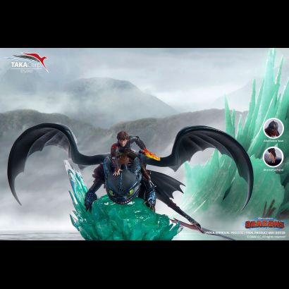 Hiccup & Night Furry (How to Train your Dragons) 1/6