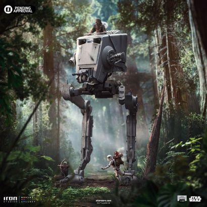 AT-ST and Chewbacca (Star Wars)